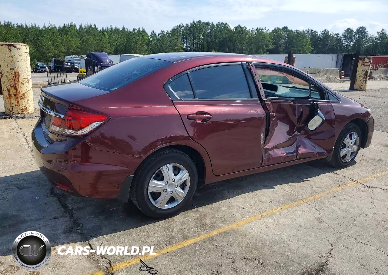 2014 Honda Civic Lx VIN:19XFB2F59EE000225 - 3
