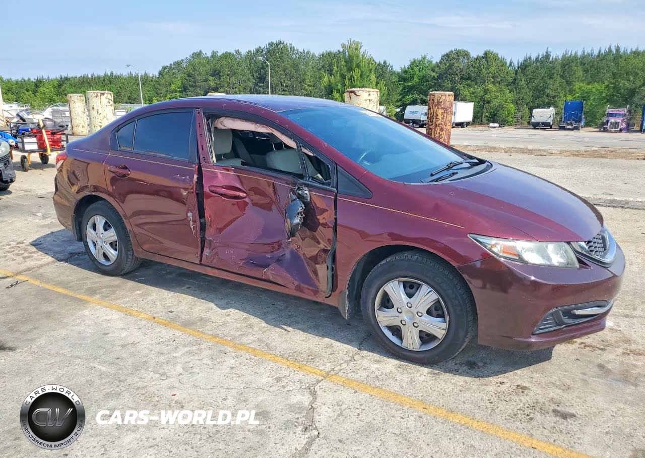 2014 Honda Civic Lx VIN:19XFB2F59EE000225 - 4