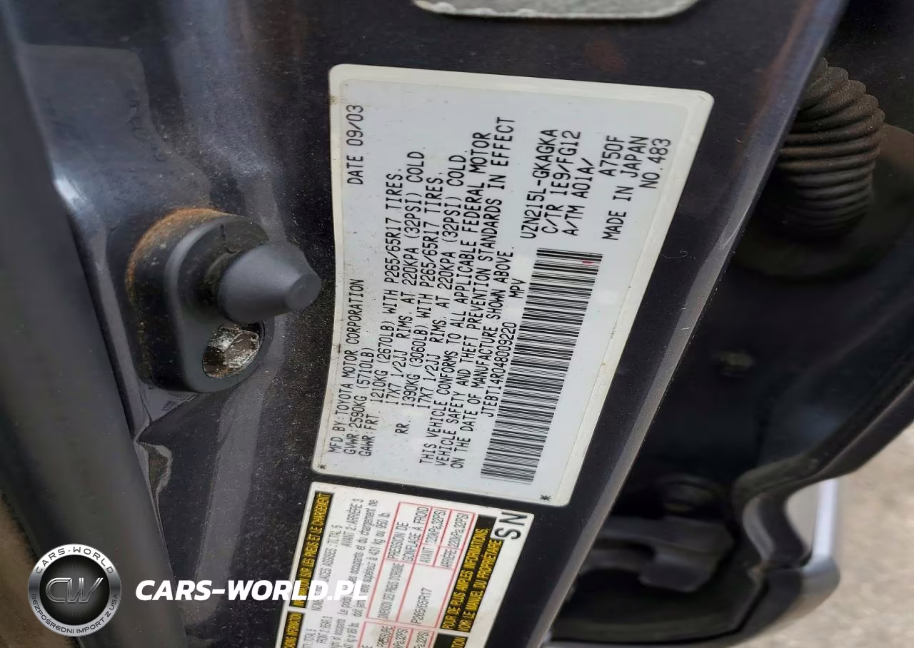 2004 Toyota 4Runner Sr5 VIN:JTEBT14R048009220 - 13