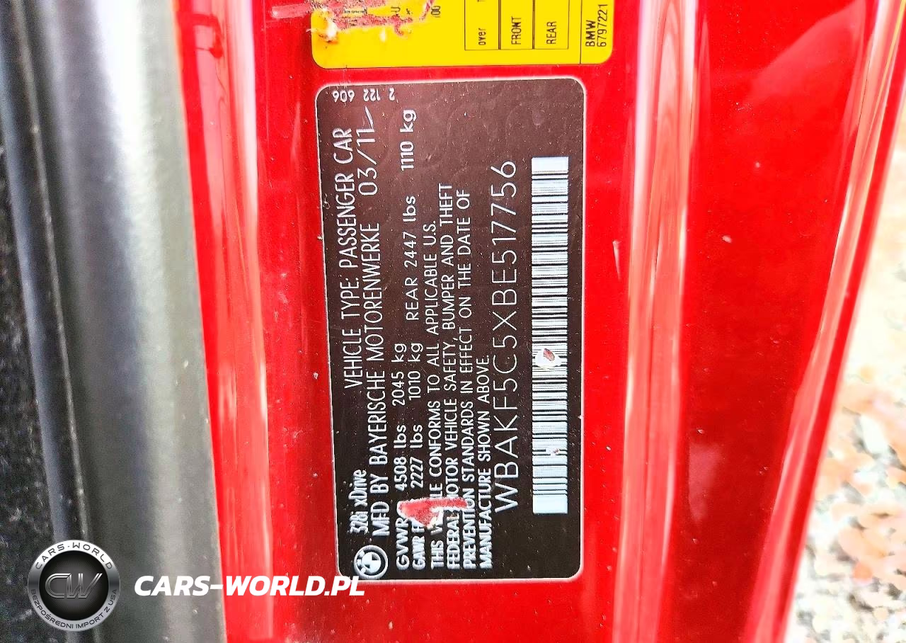 2011 BMW 328 Xi Sulev VIN:WBAKF5C5XBE517756 - 12