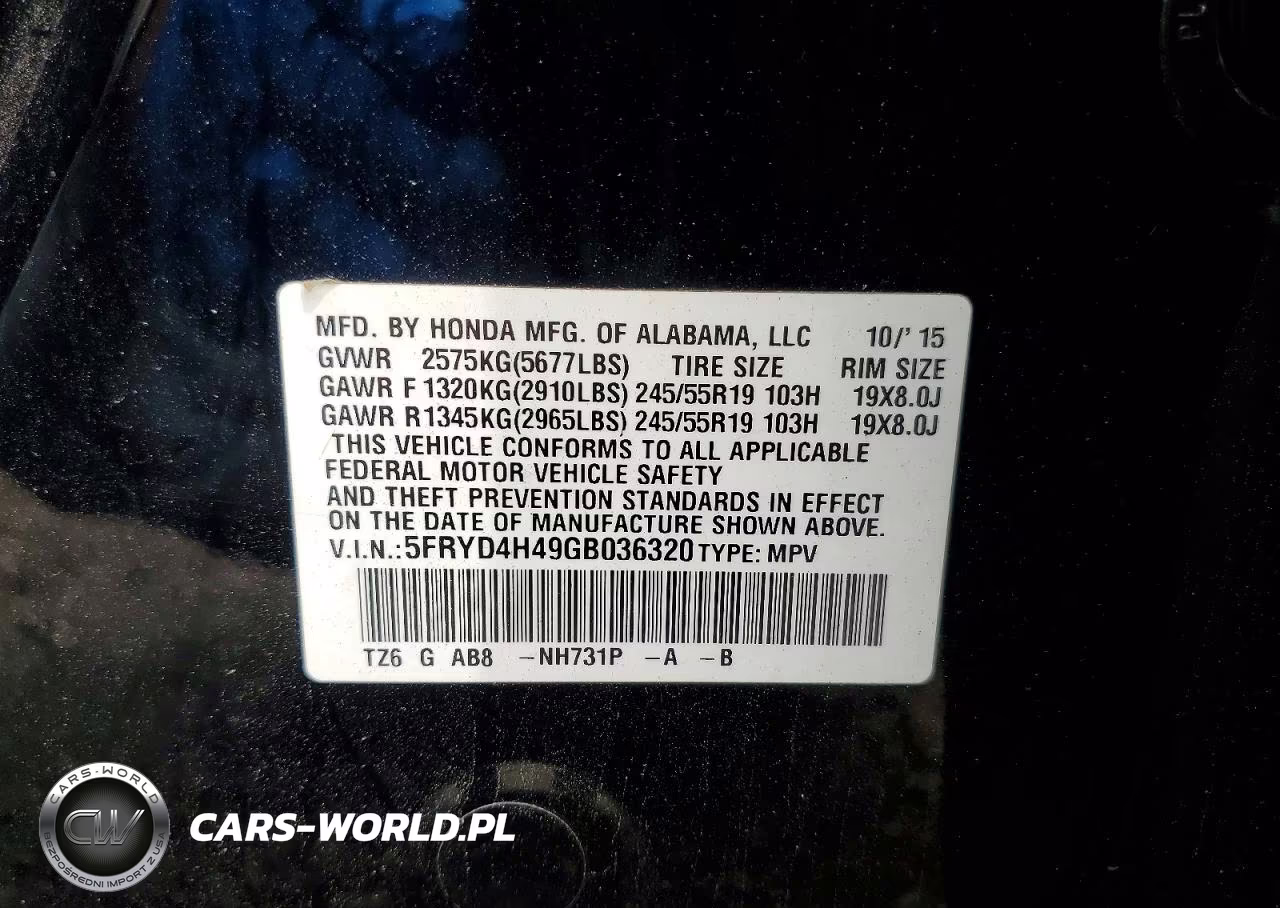 2016 Acura Mdx Technology VIN:5FRYD4H49GB036320 - 14