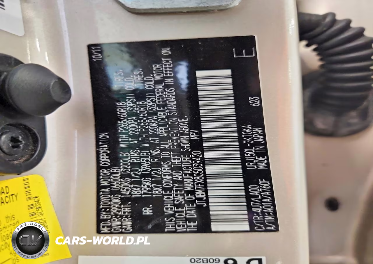 2012 Lexus Gx 460 VIN:JTJBM7FX8C5039420 - 13