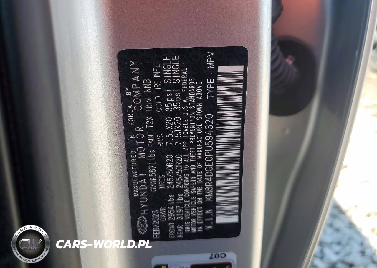 2023 Hyundai Palisade Sel Premium VIN:KM8R4DGE0PU594320 - 13
