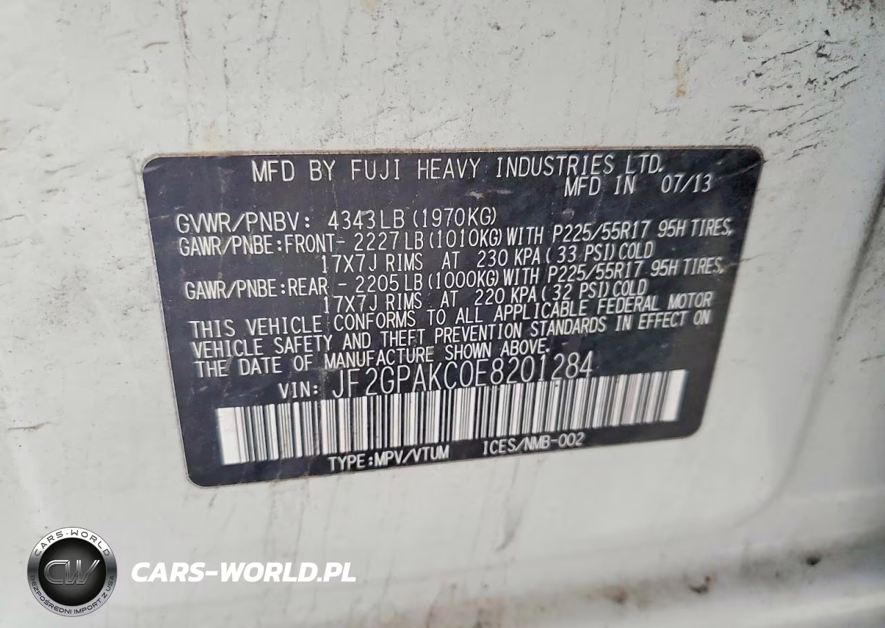 2014 Subaru Xv Crosstrek 2.0 Limited VIN:JF2GPAKC0E8201284 - 13