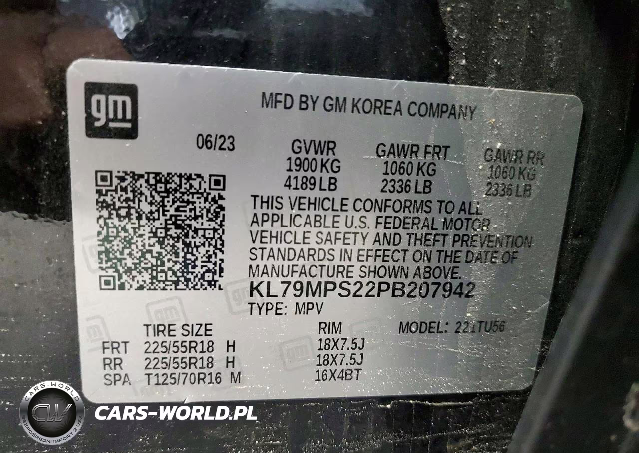 2023 Chevrolet Trailblazer Lt VIN:KL79MPS22PB207942 - 13