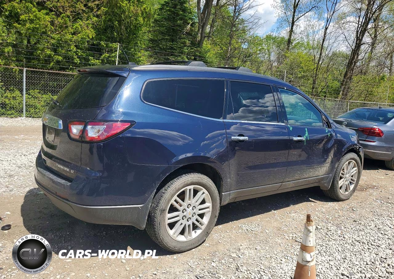 2015 Chevrolet Traverse Lt VIN:1GNKVGKD2FJ362814 - 3