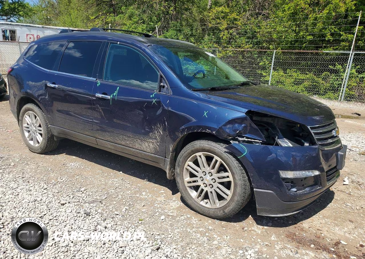 2015 Chevrolet Traverse Lt VIN:1GNKVGKD2FJ362814 - 4