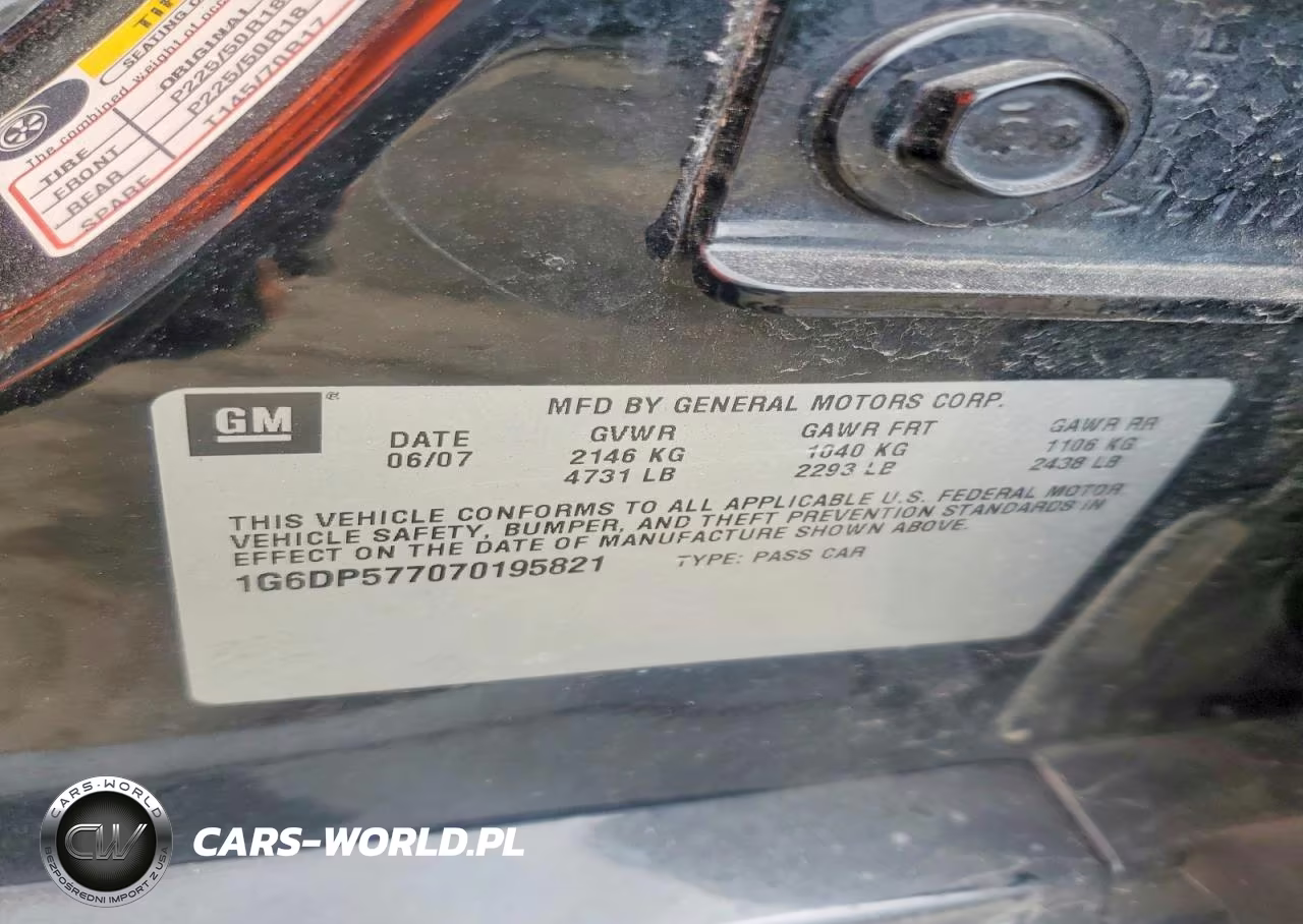 2007 Cadillac Cts Hi Feature V6 VIN:1G6DP577070195821 - 12