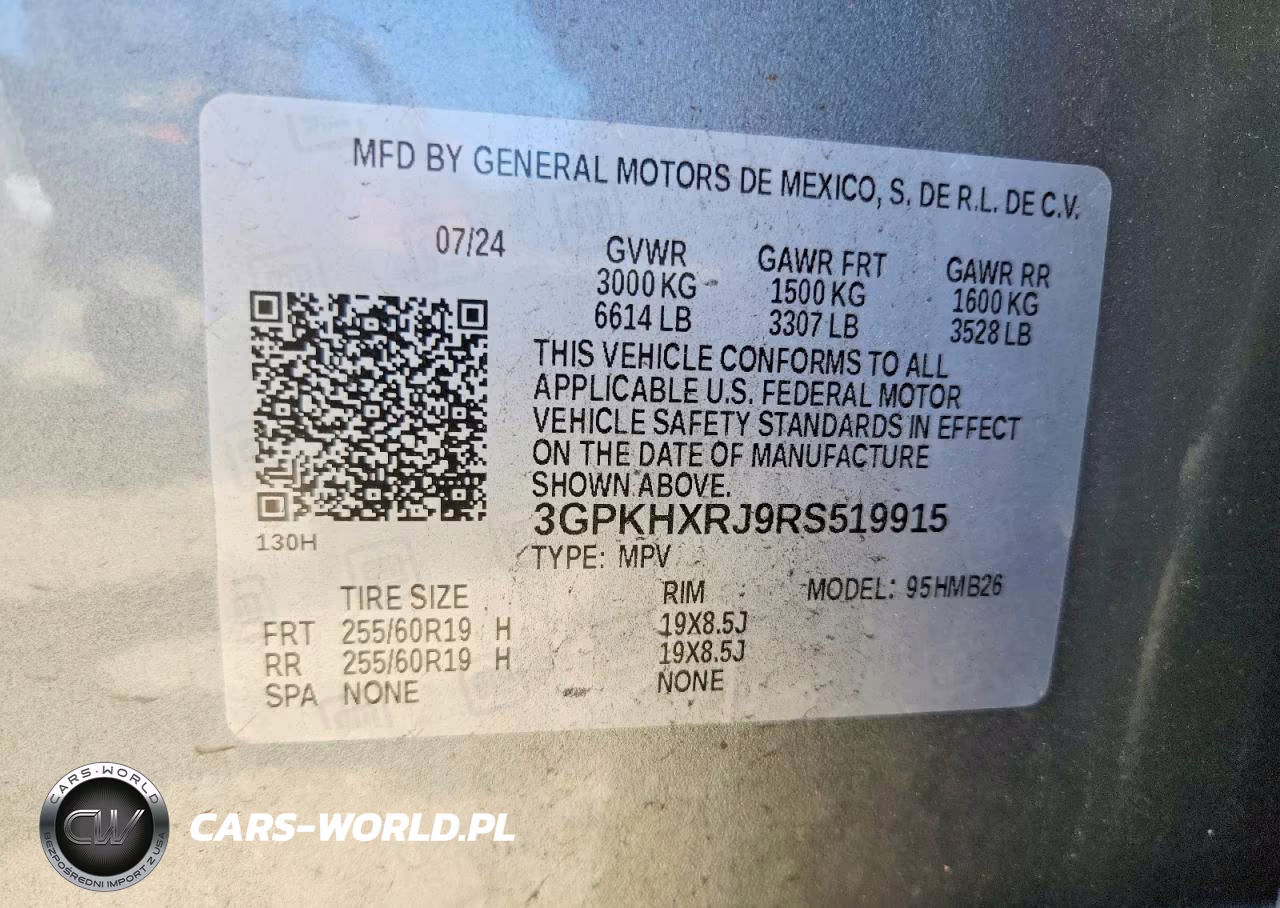 2024 Honda Prologue Tour VIN:3GPKHXRJ9RS519915 - 14