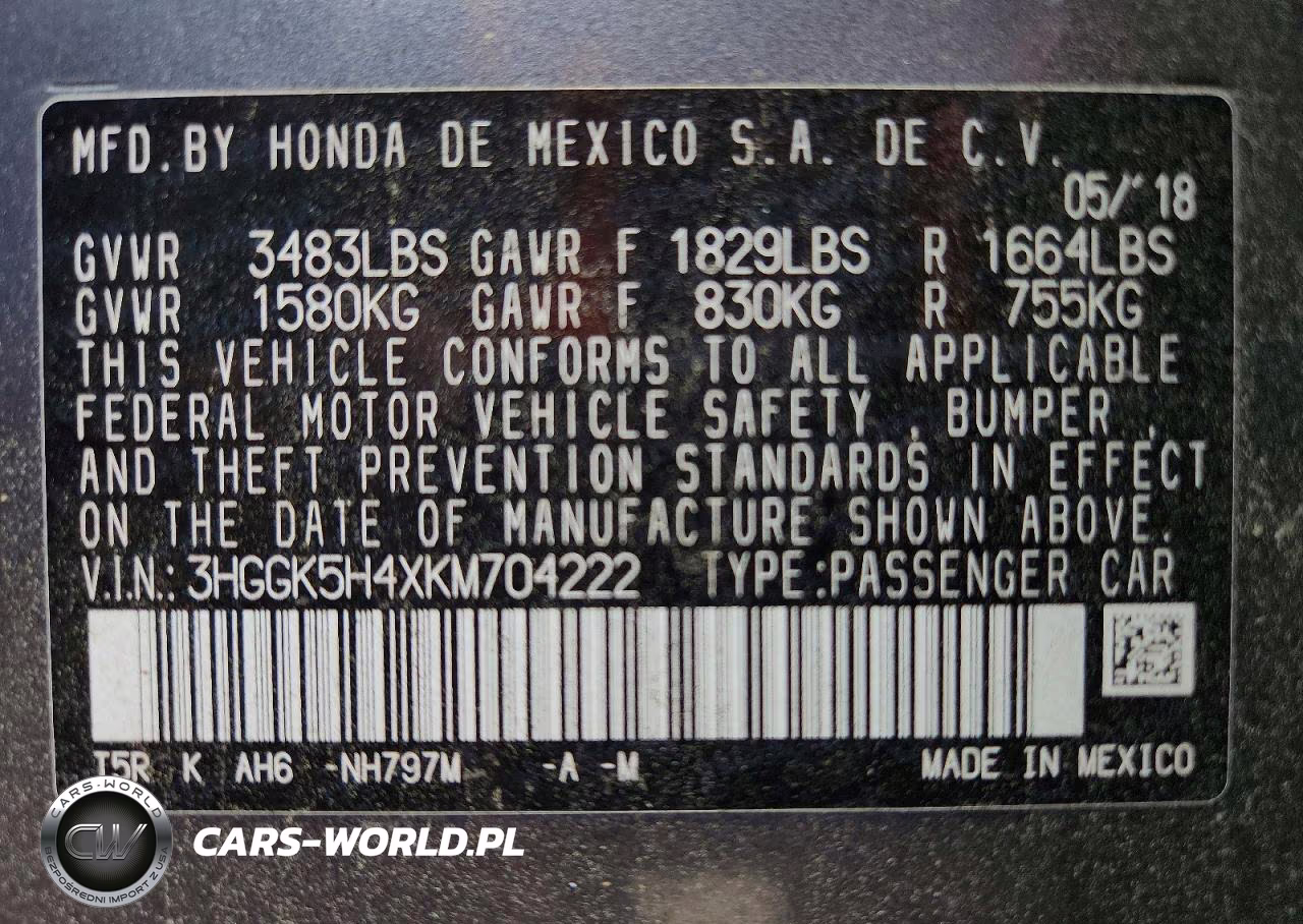 2019 Honda Fit Lx VIN:3HGGK5H4XKM704222 - 13
