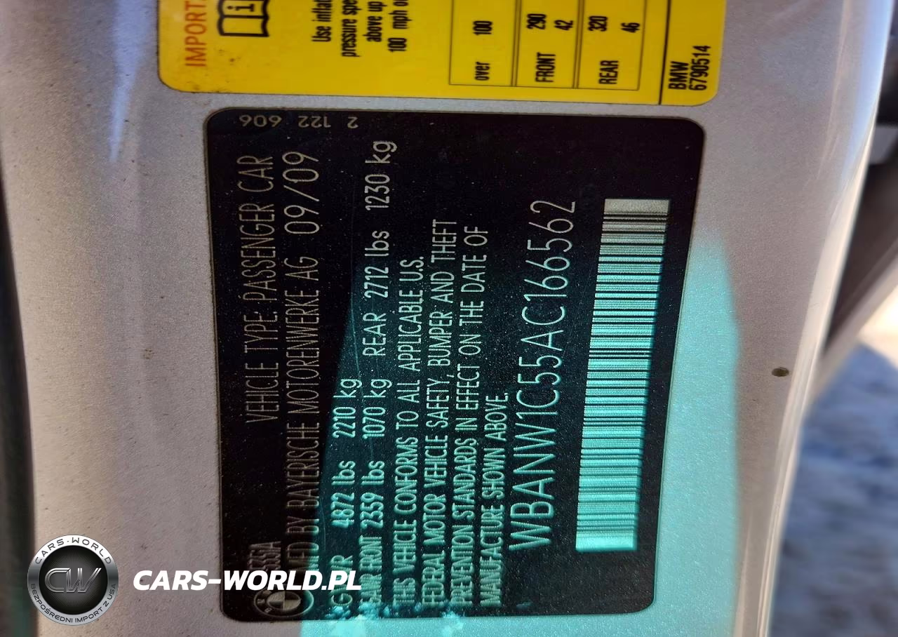 2010 BMW 535 I VIN:WBANW1C55AC166562 - 12