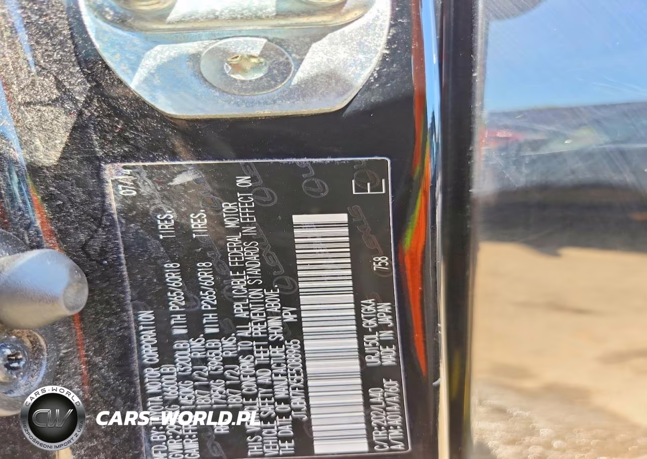 2014 Lexus Gx 460 VIN:JTJBM7FX5E5088965 - 13