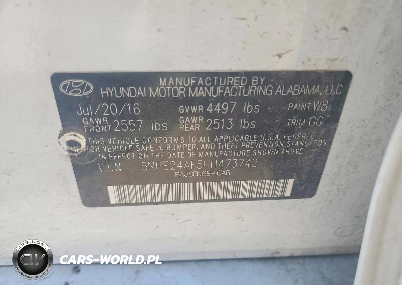 2017 Hyundai Sonata Se VIN:5NPE24AF5HH473742 - 12