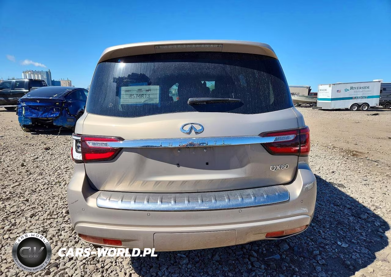 2021 Infiniti Qx80 Luxe VIN:JN8AZ2AD8M9861536 - 6