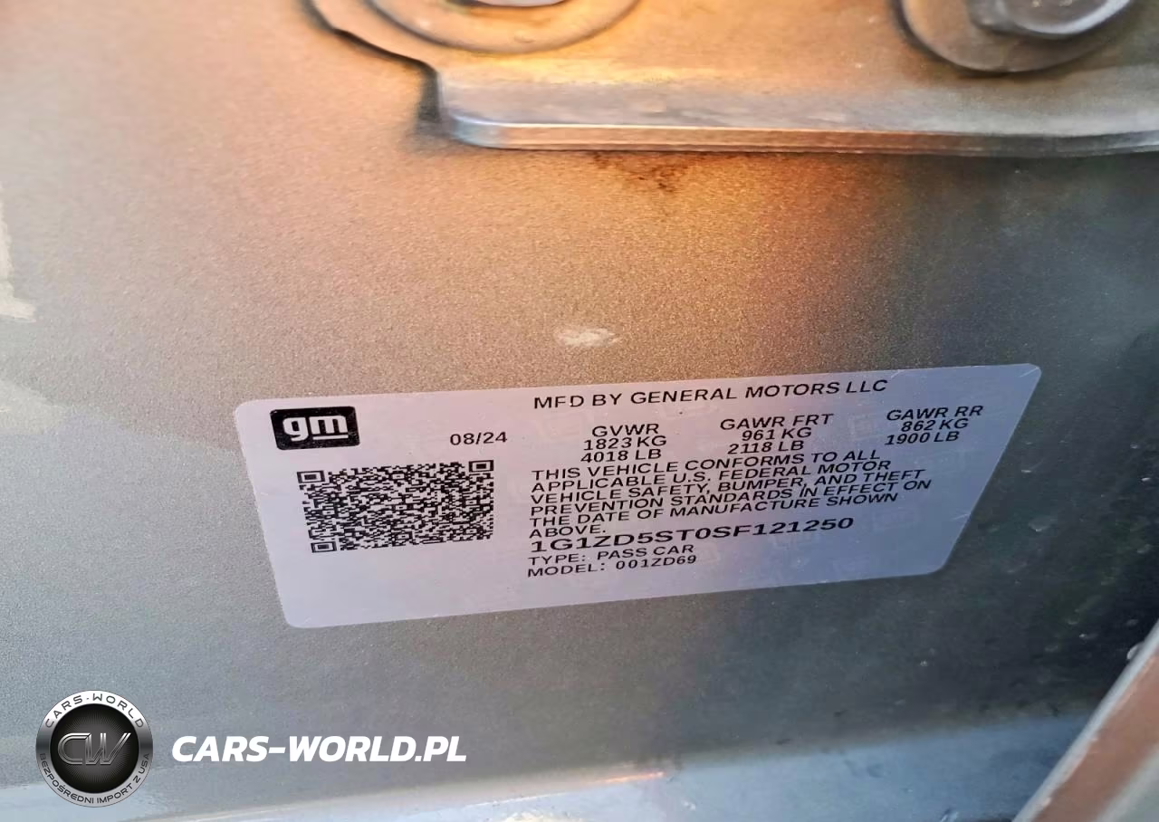 2025 Chevrolet Malibu Lt VIN:1G1ZD5ST0SF121250 - 13