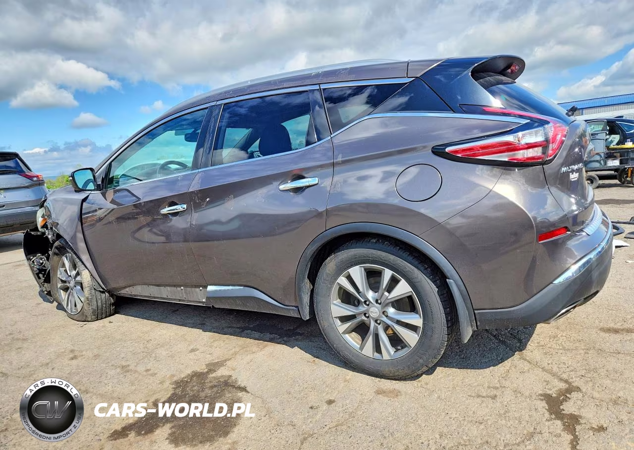 2015 Nissan Murano Sl VIN:5N1AZ2MH3FN207852 - 2