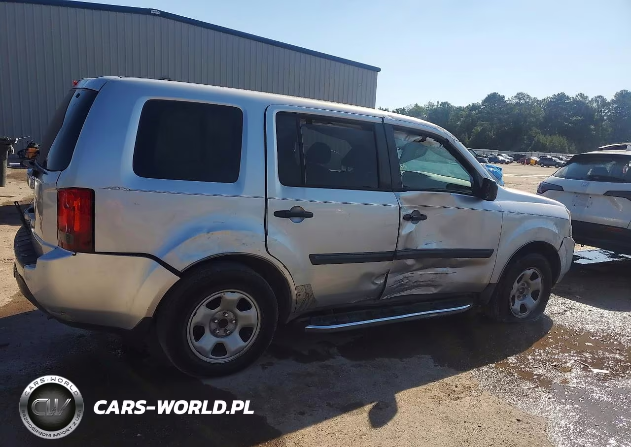 2011 Honda Pilot Lx VIN:5FNYF3H20BB056744 - 3