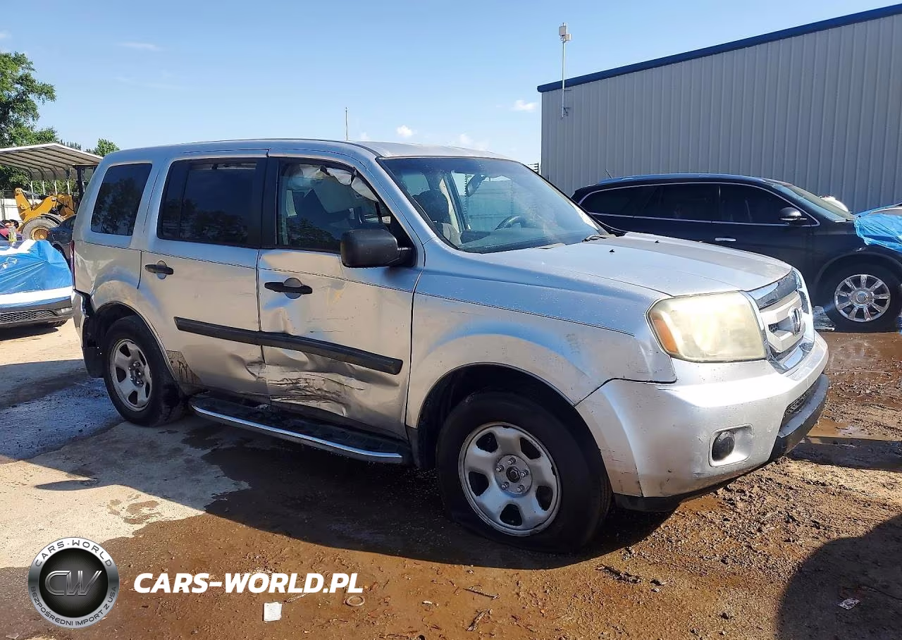 2011 Honda Pilot Lx VIN:5FNYF3H20BB056744 - 4
