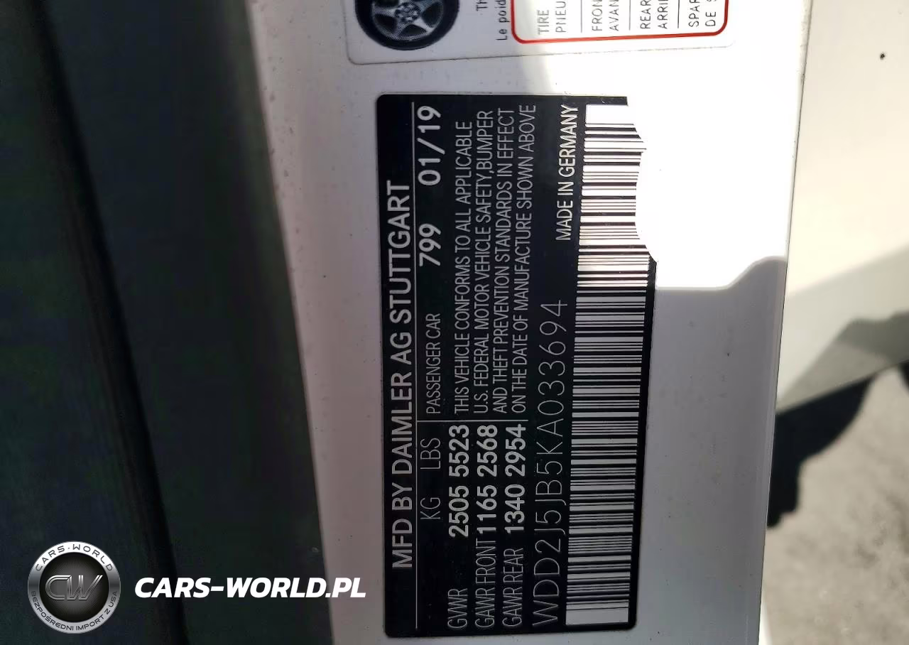 2019 Mercedes-Benz Cls 450 VIN:WDD2J5JB5KA033694 - 12