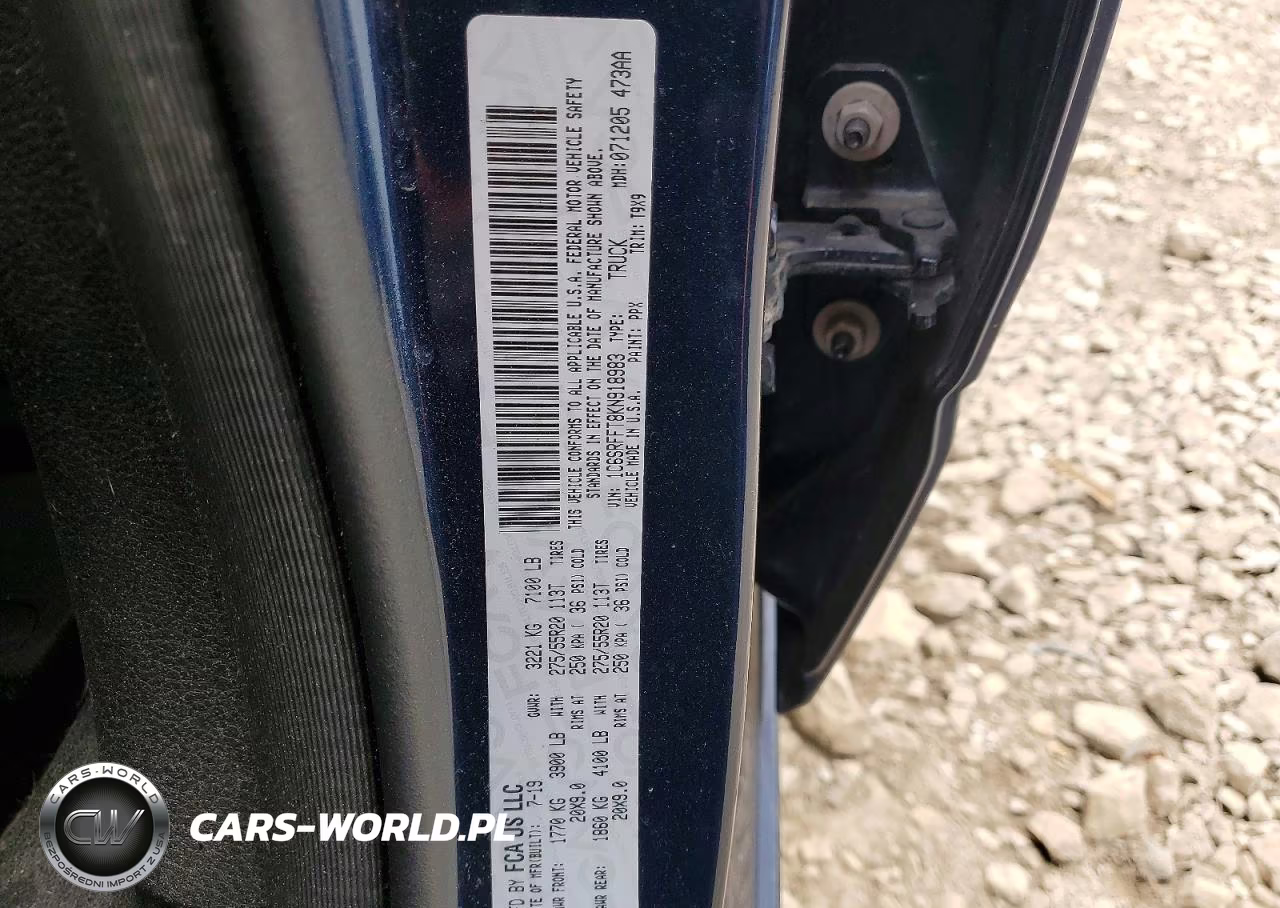 2019 Ram 1500 Big Horn VIN:1C6SRFFT8KN918983 - 12