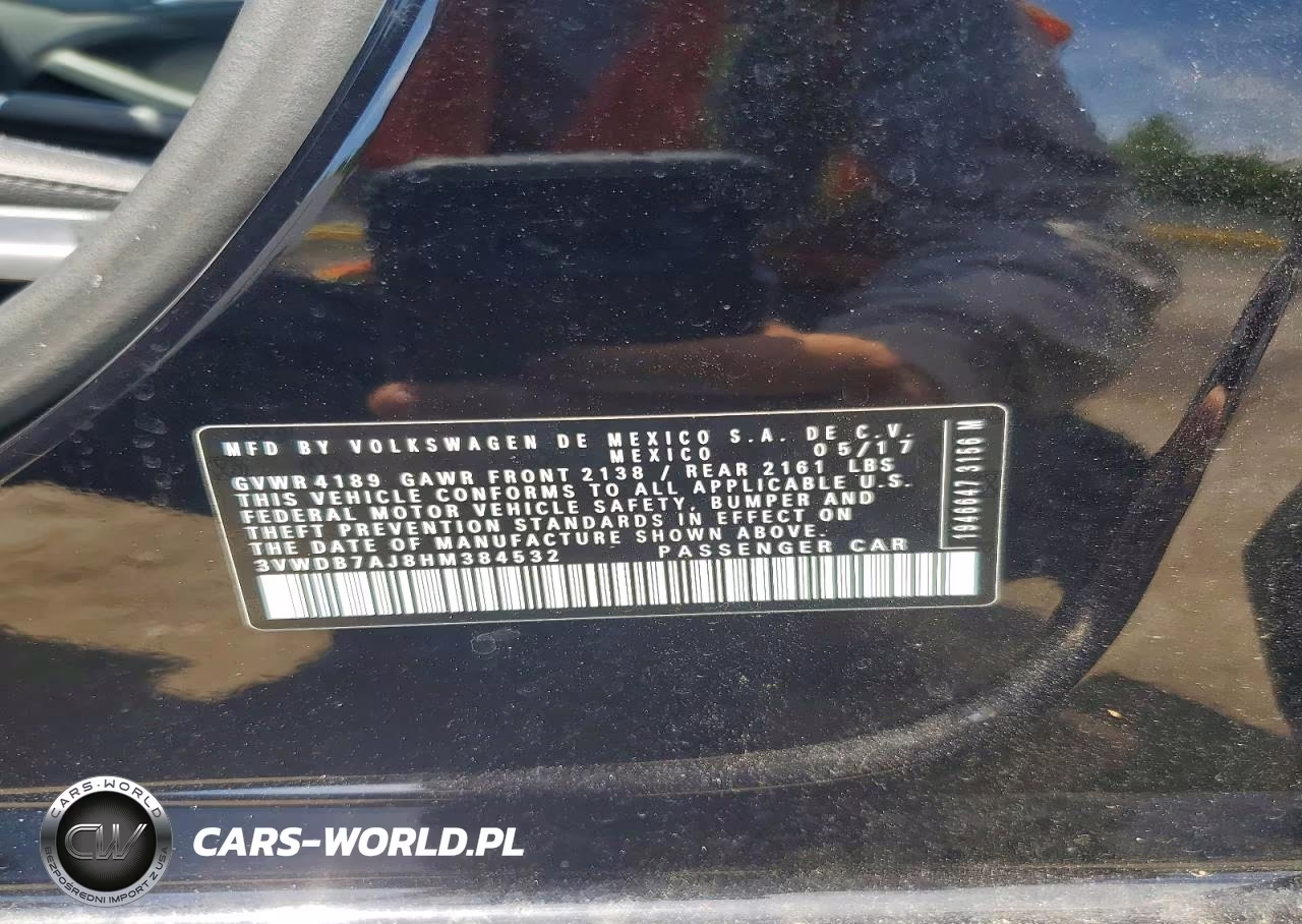 2017 Volkswagen Jetta Se VIN:3VWDB7AJ8HM384532 - 12