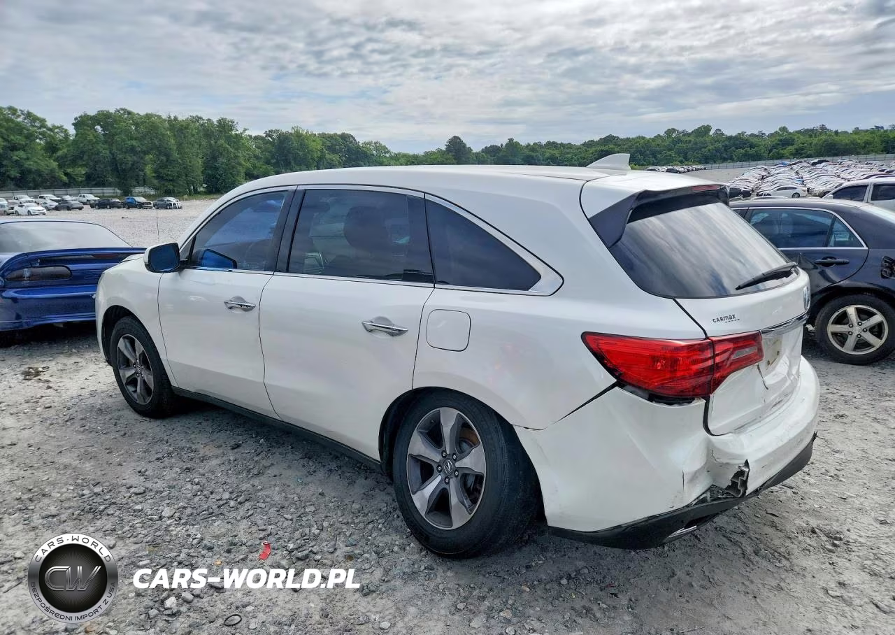 2014 Acura Mdx VIN:5FRYD4H21EB014193 - 2