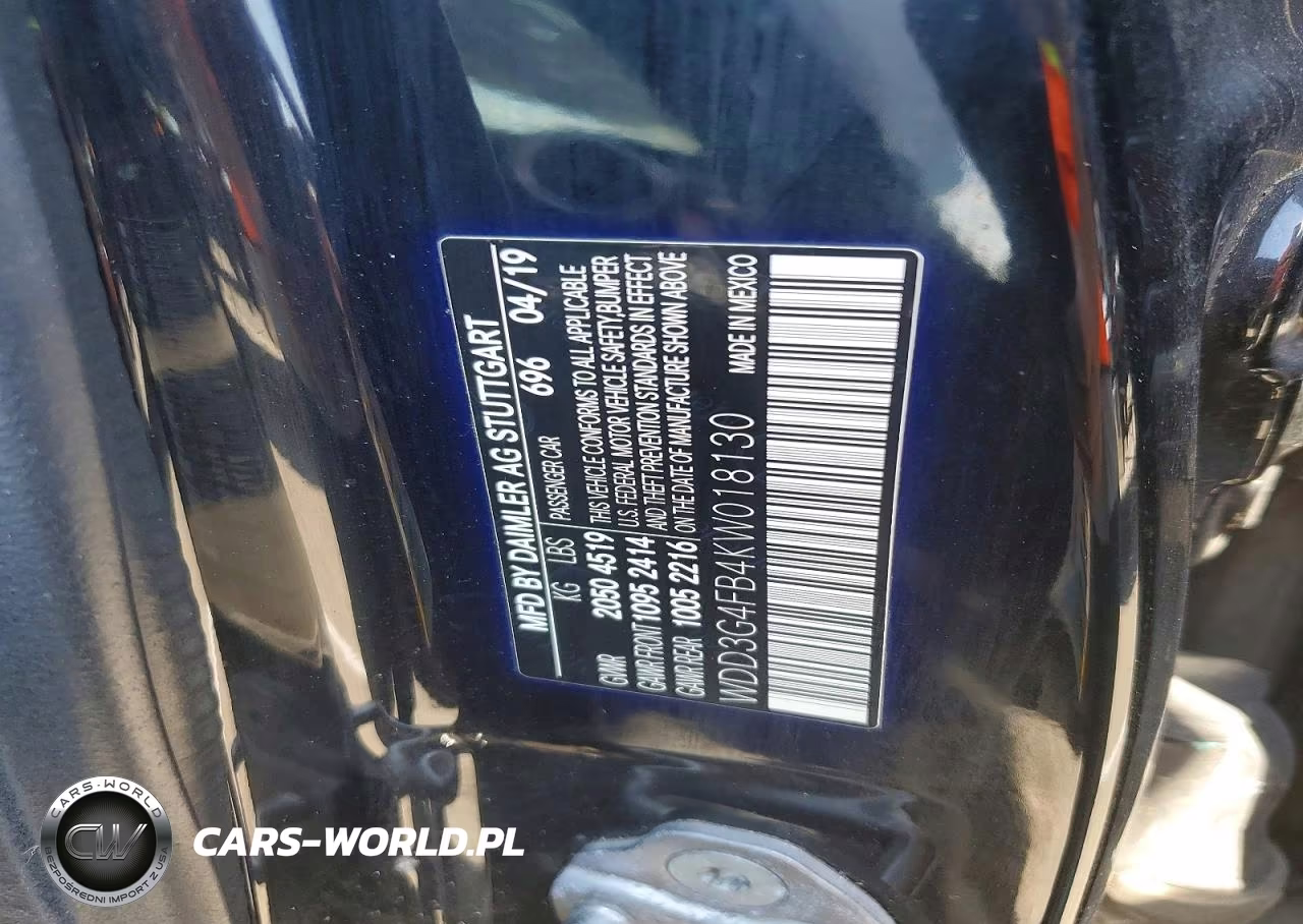 2019 Mercedes-Benz A 220 4Matic VIN:WDD3G4FB4KW018130 - 12