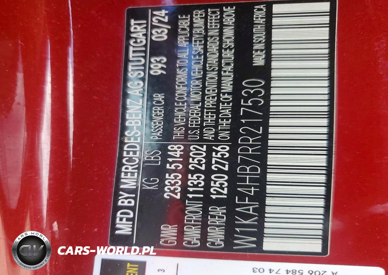 2024 Mercedes-Benz C 300 4Matic VIN:W1KAF4HB7RR217530 - 13