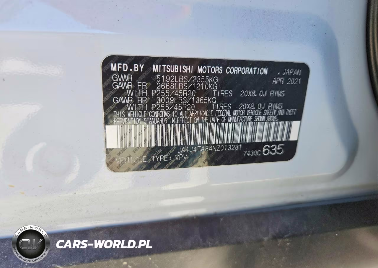 2022 Mitsubishi Outlander Es VIN:JA4J4TA84NZ013281 - 13