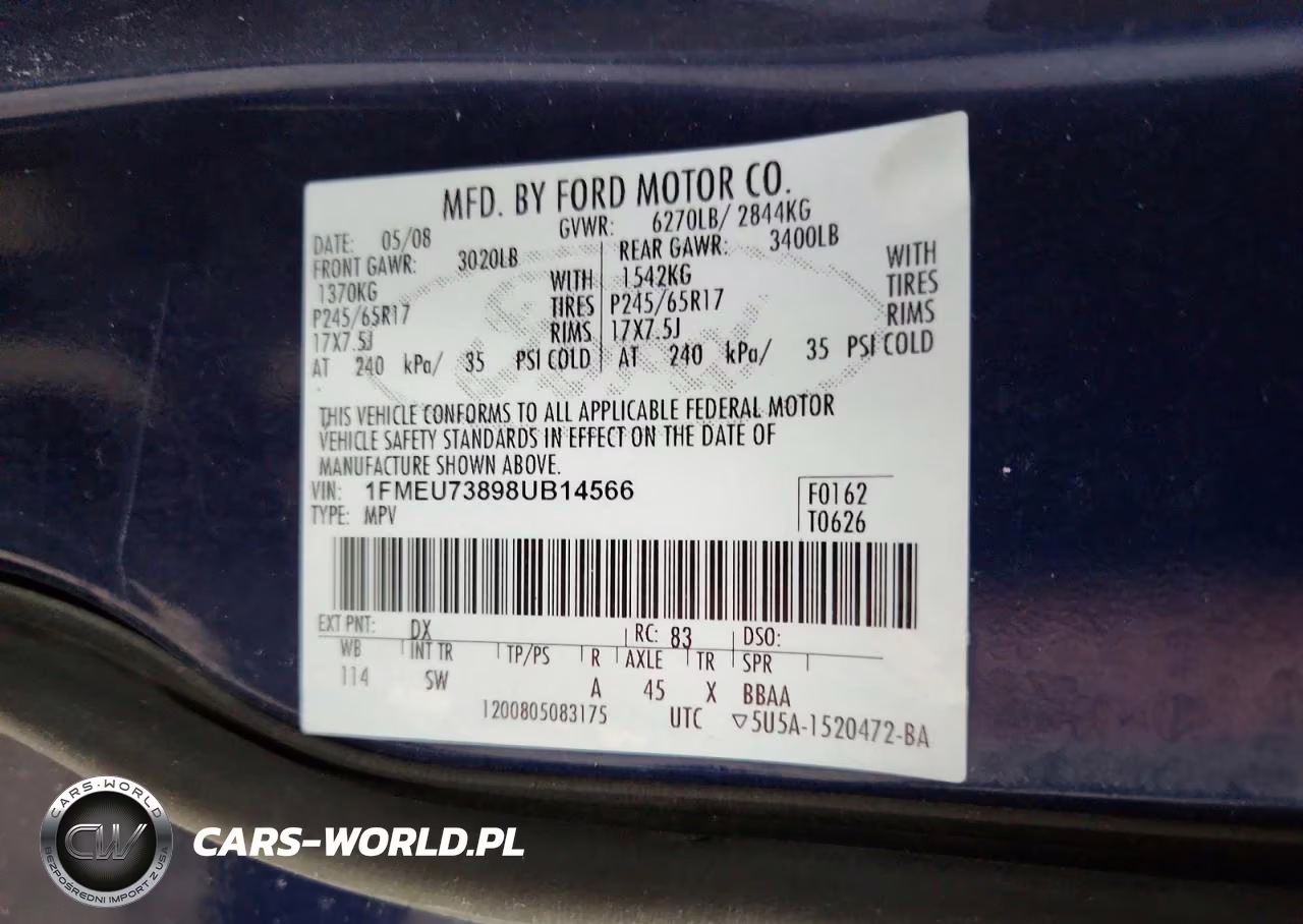 2008 Ford Explorer Xlt VIN:1FMEU73898UB14566 - 13