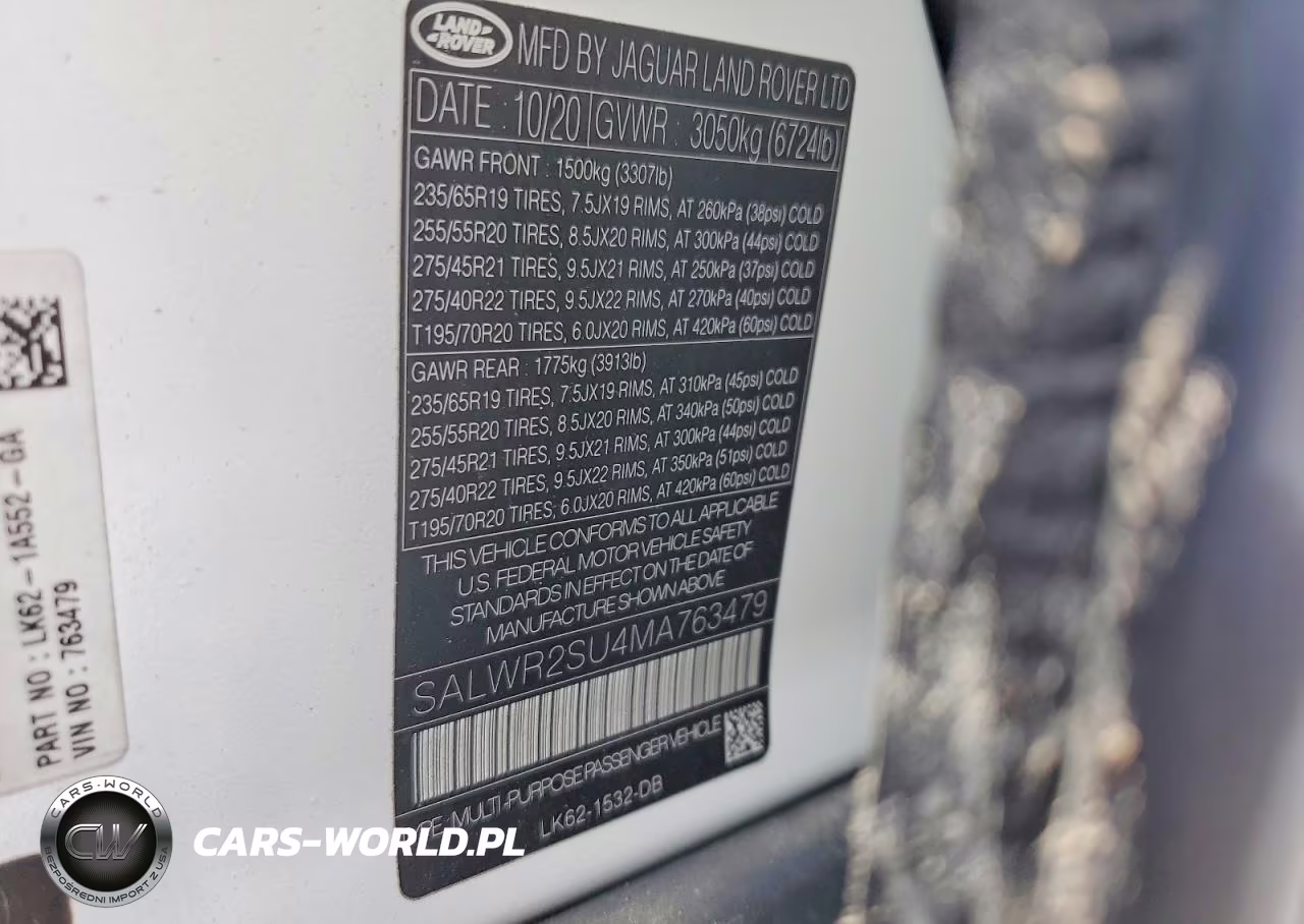 2021 Land Rover Range Rover Sport Hse Silver Edition VIN:SALWR2SU4MA763479 - 12