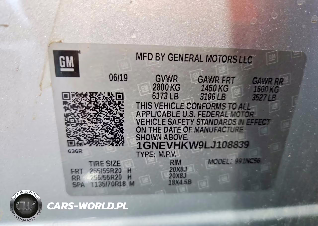 2020 Chevrolet Traverse Lt VIN:1GNEVHKW9LJ108839 - 13