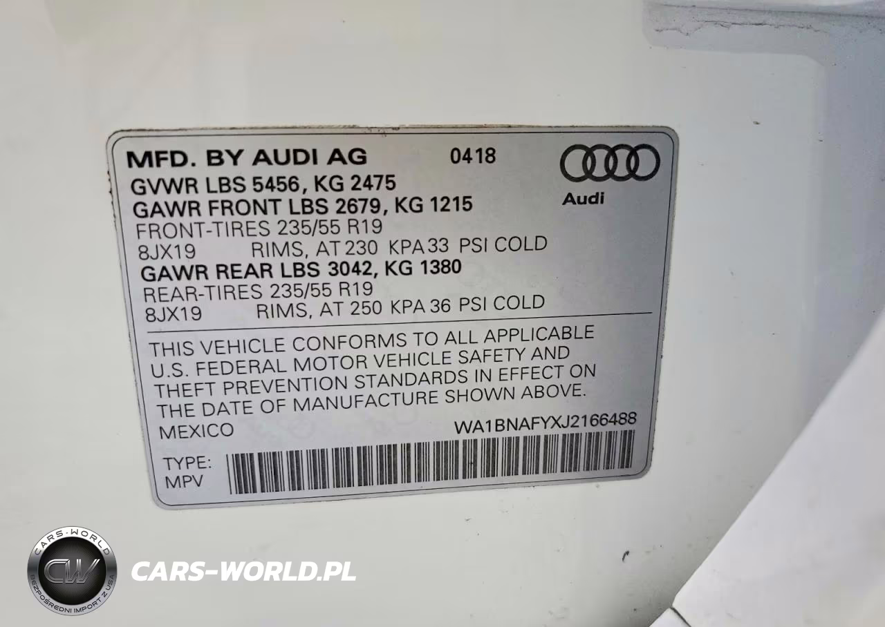 2018 Audi Q5 Premium Plus VIN:WA1BNAFYXJ2166488 - 13
