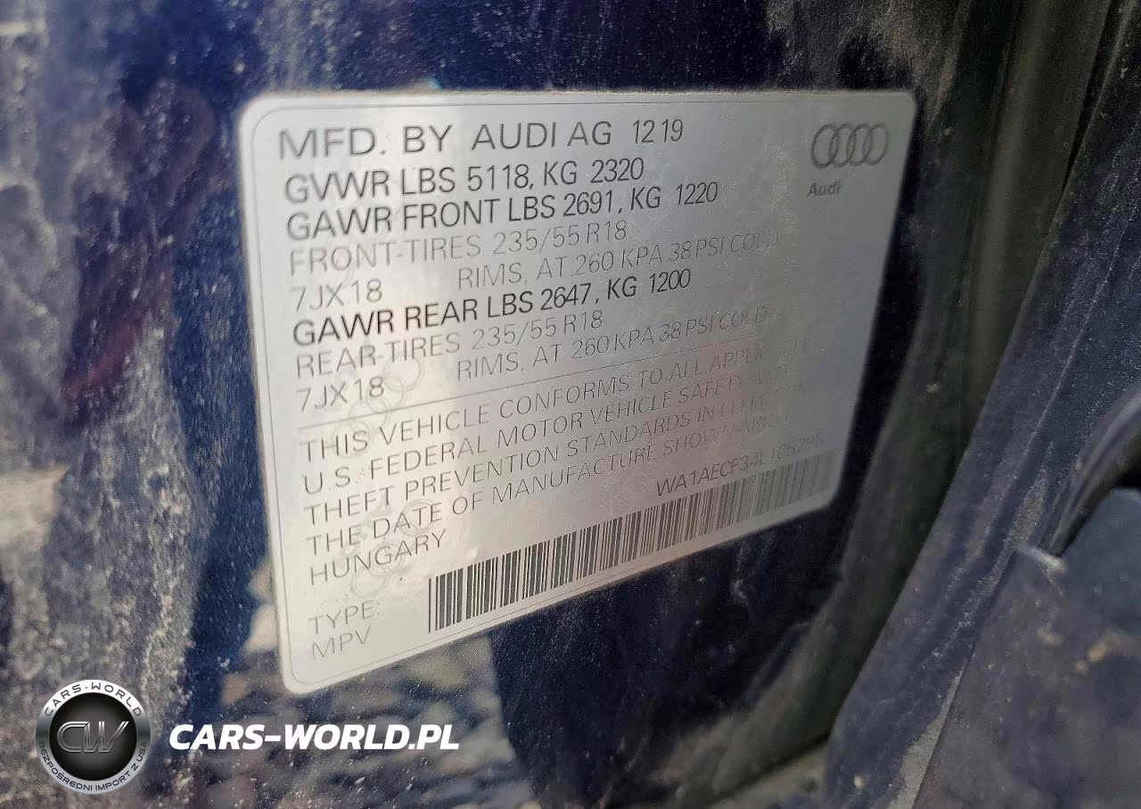 2020 Audi Q3 Premium VIN:WA1AECF34L1057951 - 13