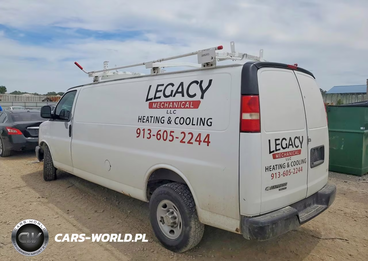 2013 Chevrolet Express G2500 VIN:1GCWGGCA1D1100420 - 2