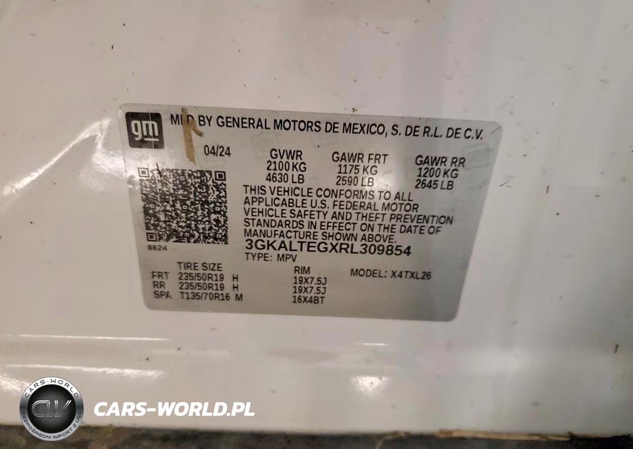 2024 GMC Terrain Sle VIN:3GKALTEGXRL309854 - 13