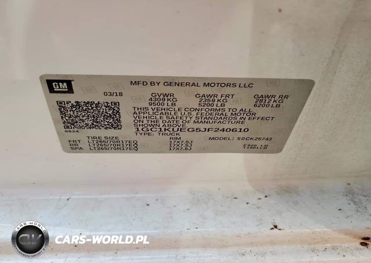 2018 Chevrolet Silverado K2500 Heavy Duty VIN:1GC1KUEG5JF240610 - 12