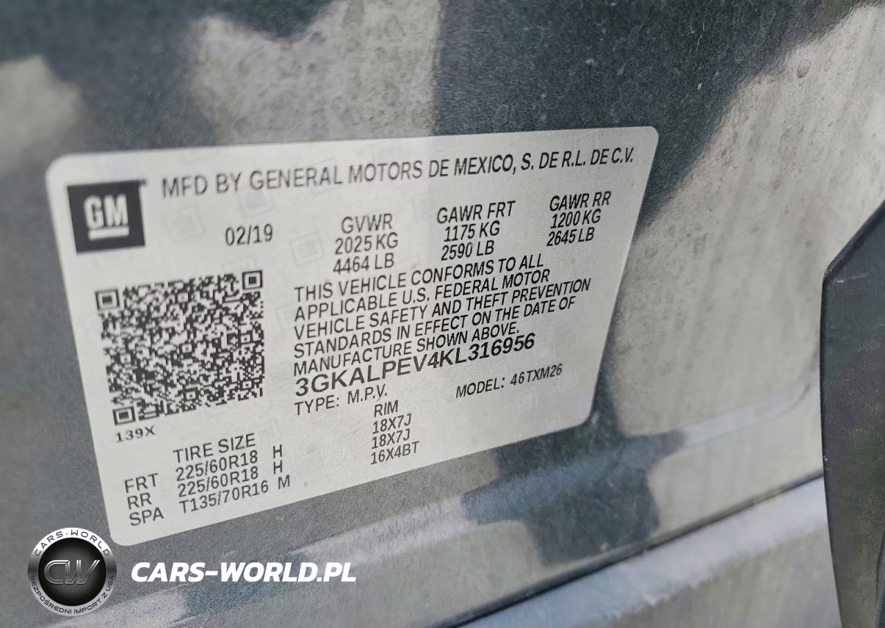 2019 GMC Terrain Slt VIN:3GKALPEV4KL316956 - 13