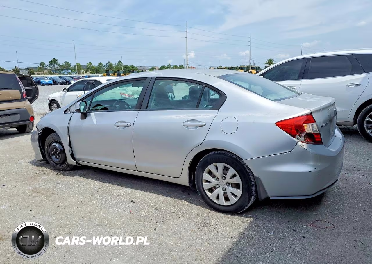 2012 Honda Civic Lx VIN:2HGFB2F5XCH553419 - 2