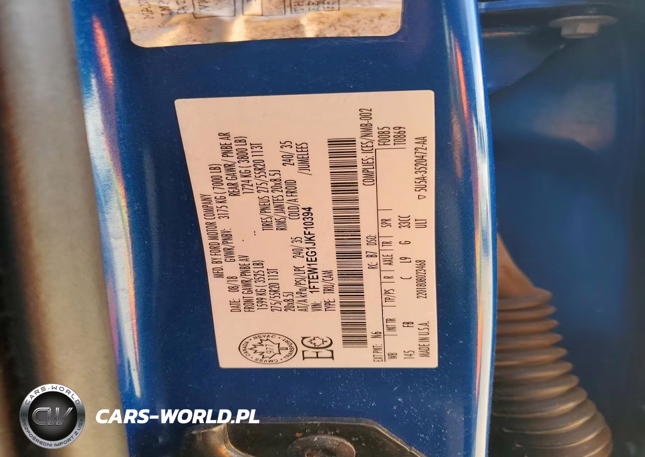 2018 Ford F150 Supercrew VIN:1FTEW1EG1JKF10394 - 12