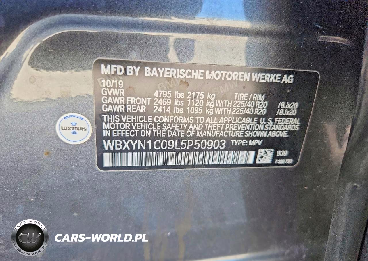 2020 BMW X2 M35I VIN:WBXYN1C09L5P50903 - 13