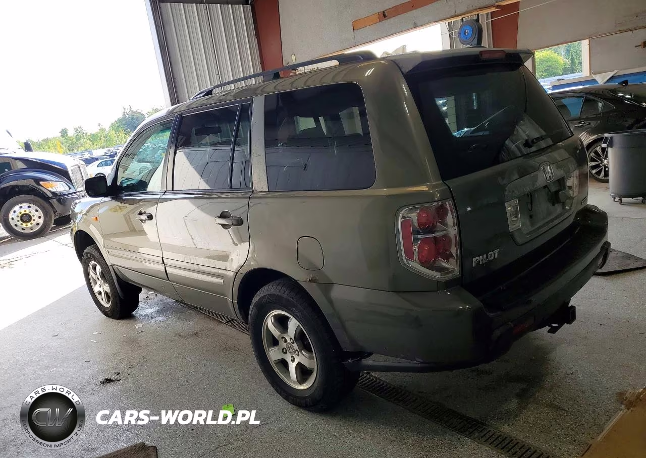 2007 Honda Pilot Exl VIN:2HKYF18707H527350 - 2
