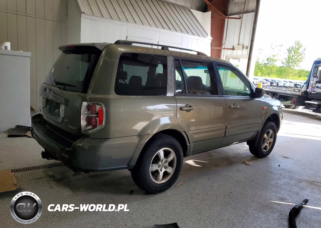 2007 Honda Pilot Exl VIN:2HKYF18707H527350 - 3