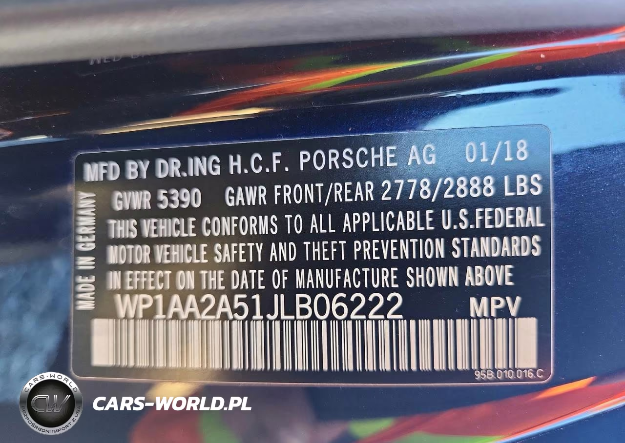 2018 Porsche Macan VIN:WP1AA2A51JLB06222 - 14