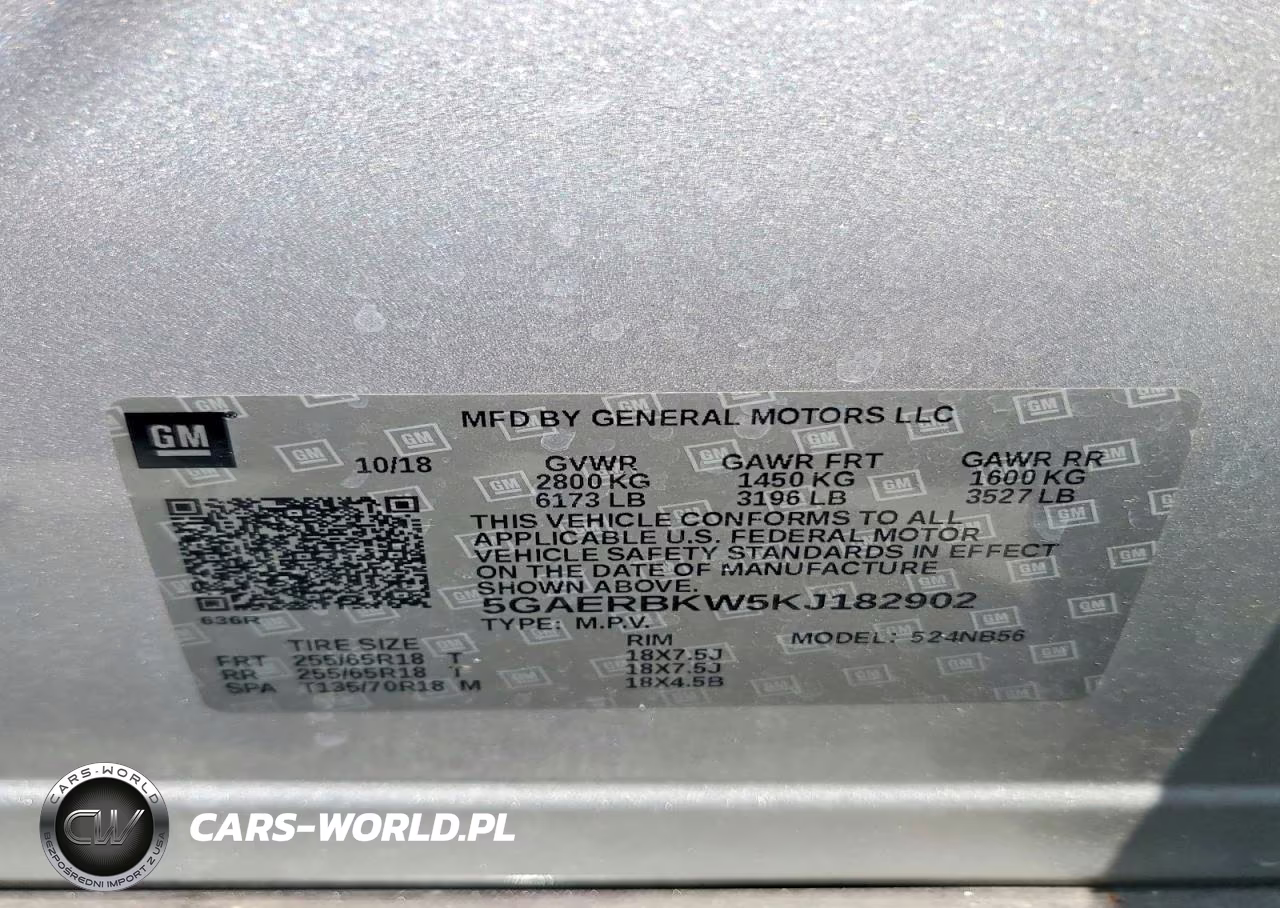 2019 Buick Enclave Essence VIN:5GAERBKW5KJ182902 - 13