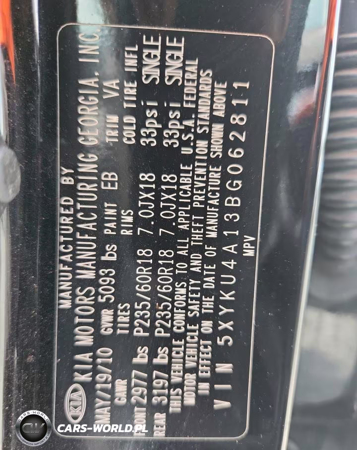 2011 Kia Sorento Ex VIN:5XYKU4A13BG062811 - 13