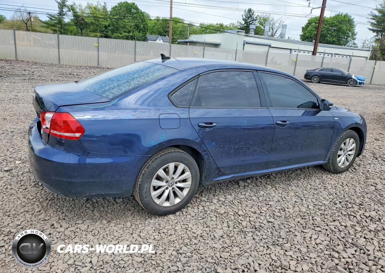 2014 Volkswagen Passat S VIN:1VWAP7A33EC011787 - 3