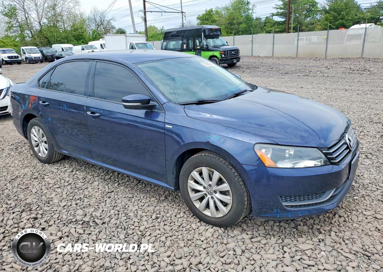 2014 Volkswagen Passat S VIN:1VWAP7A33EC011787 - 4