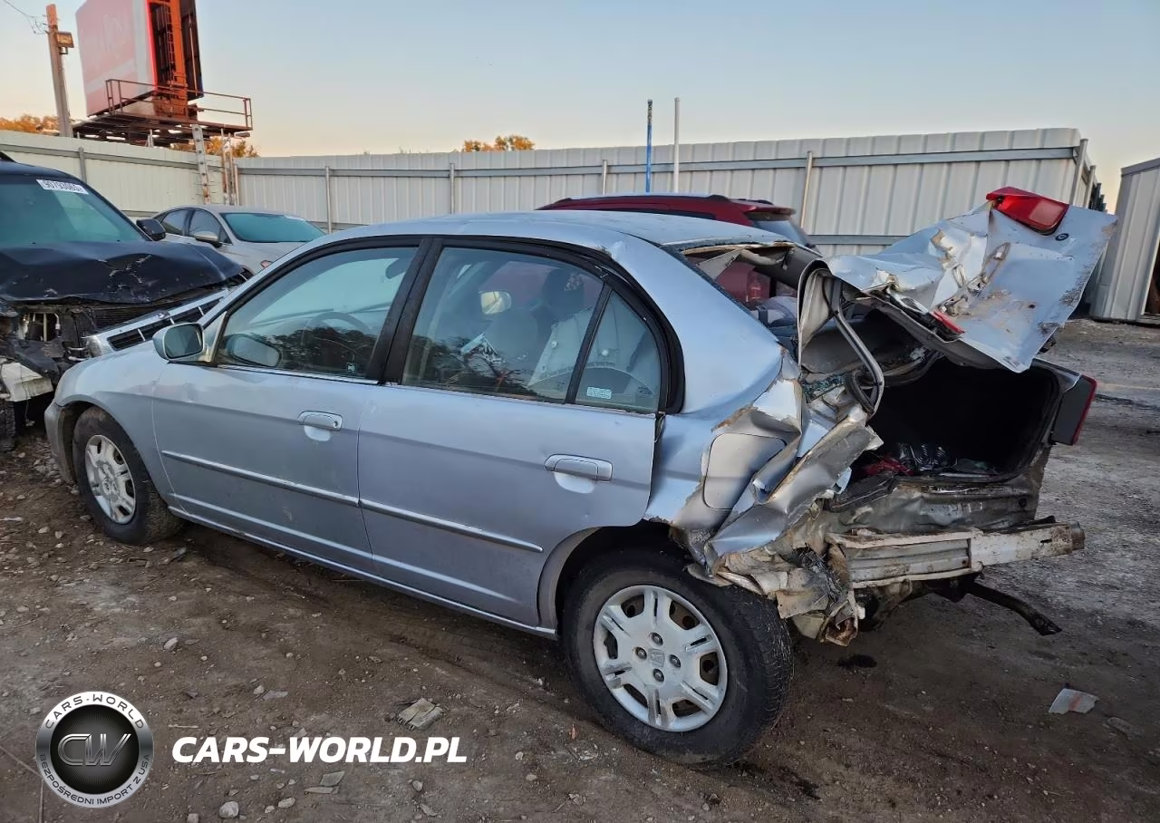 2002 Honda Civic Lx VIN:1HGES15672L041375 - 2