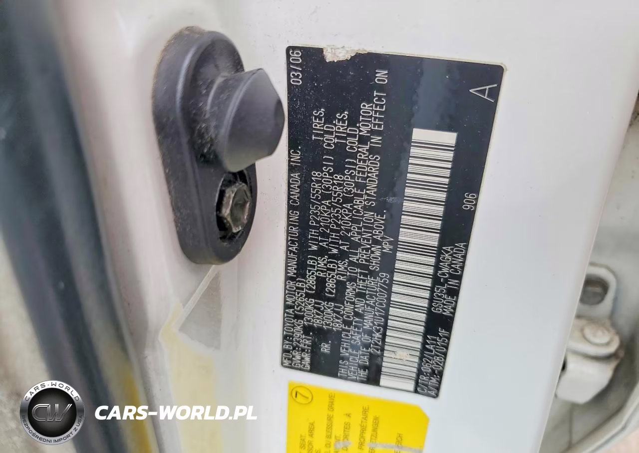 2007 Lexus Rx 350 VIN:2T2HK31U17C007759 - 13